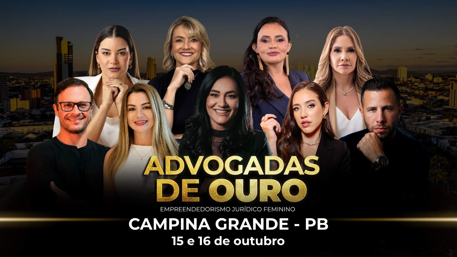 Foto coletiva das pessoas palestrantes da edição de Campina Grande
